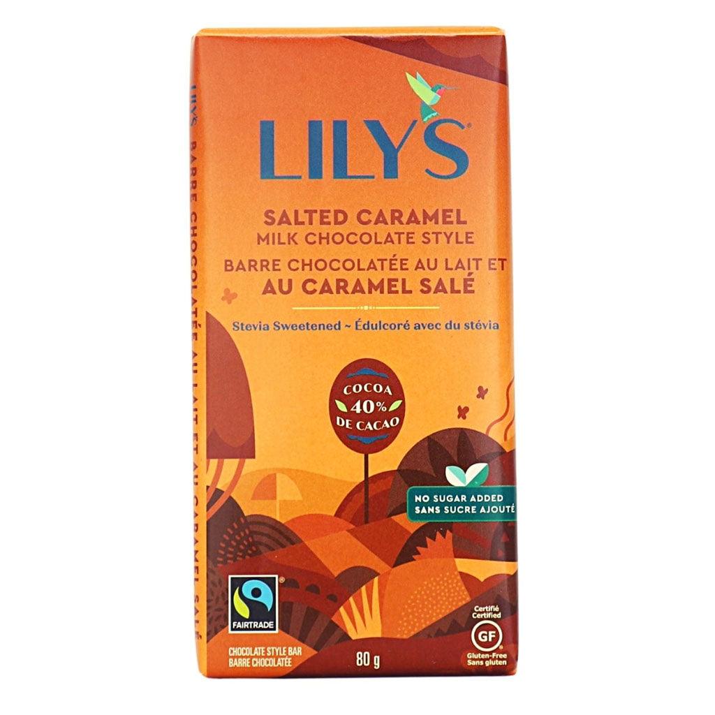Barre Chocolatée au Lait et au Caramel Salé Lily's Sweets - La Boite à Grains