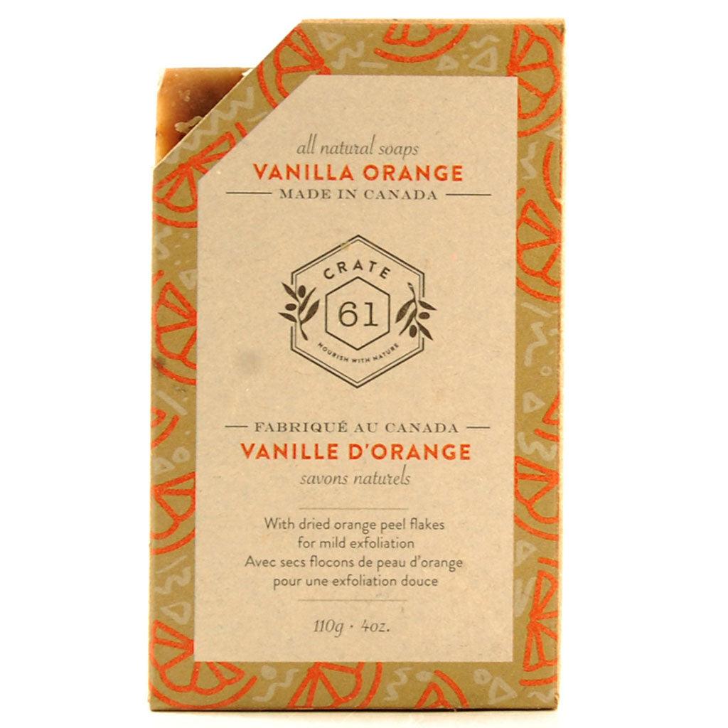 Barre de Savon Vanille & Orange Crate 61 Organics - La Boite à Grains