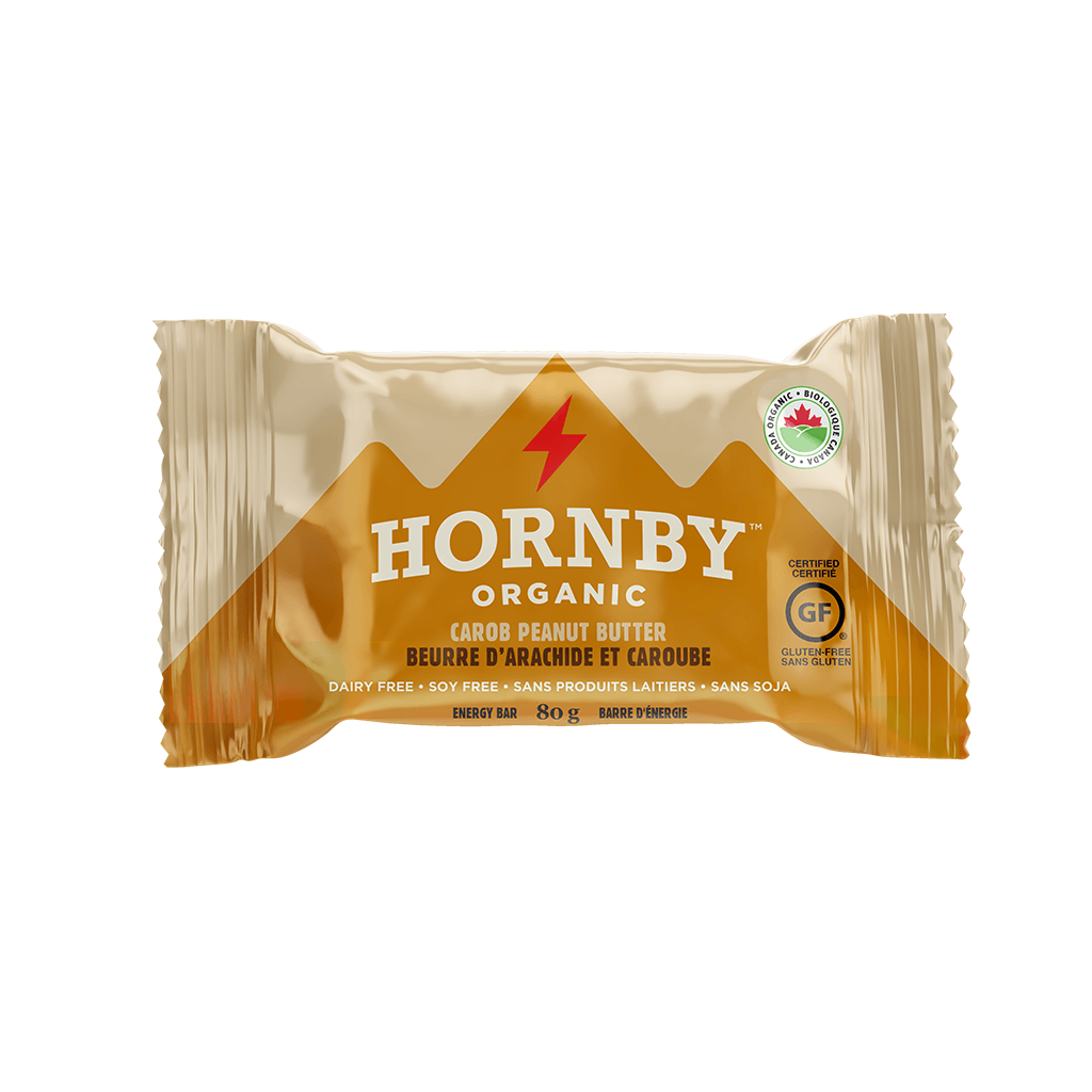 Barre Énergétique Beurre d'Arachide et Caroube Hornby Organic - La Boite à Grains