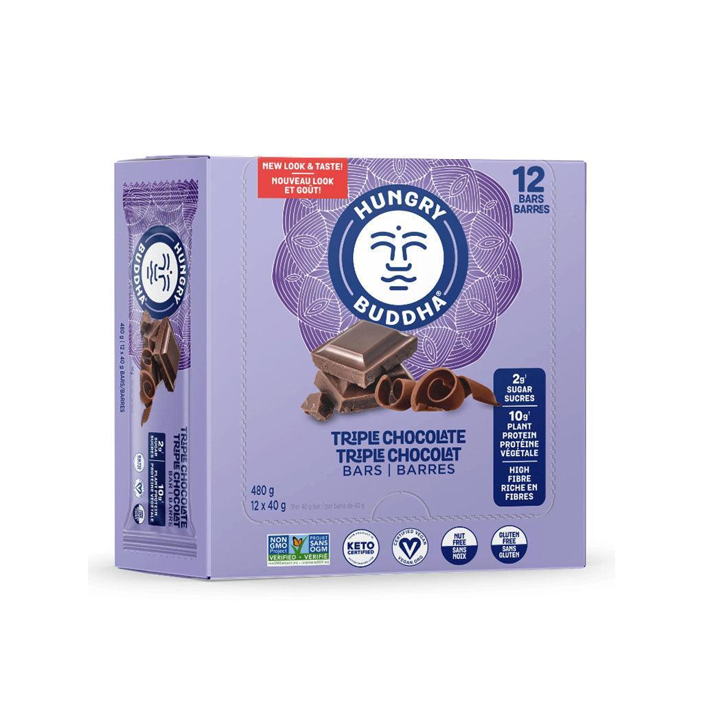 Hungry Buddha Triple Chocolate Keto Bar - La Boite à Grains