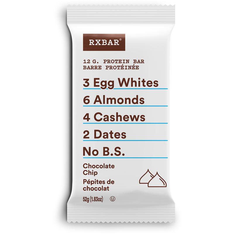 Barre Protéinée Pépites de Chocolat RXBAR - La Boite à Grains