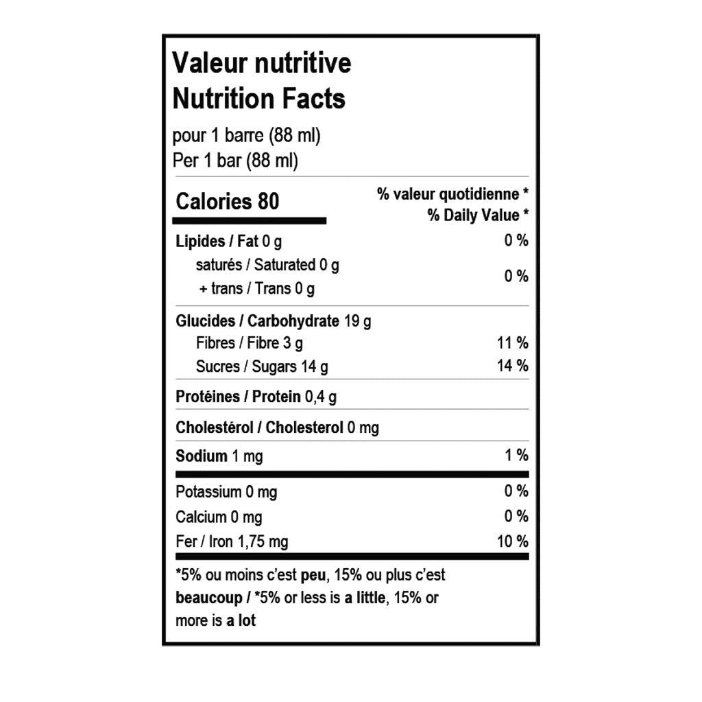 Barres Sorbet Framboise Bio Solo Fruit