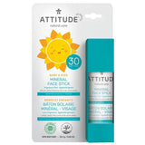 Bâton Solaire Minéral Visage FPS 30 Bébés et Enfants Attitude - La Boite à Grains