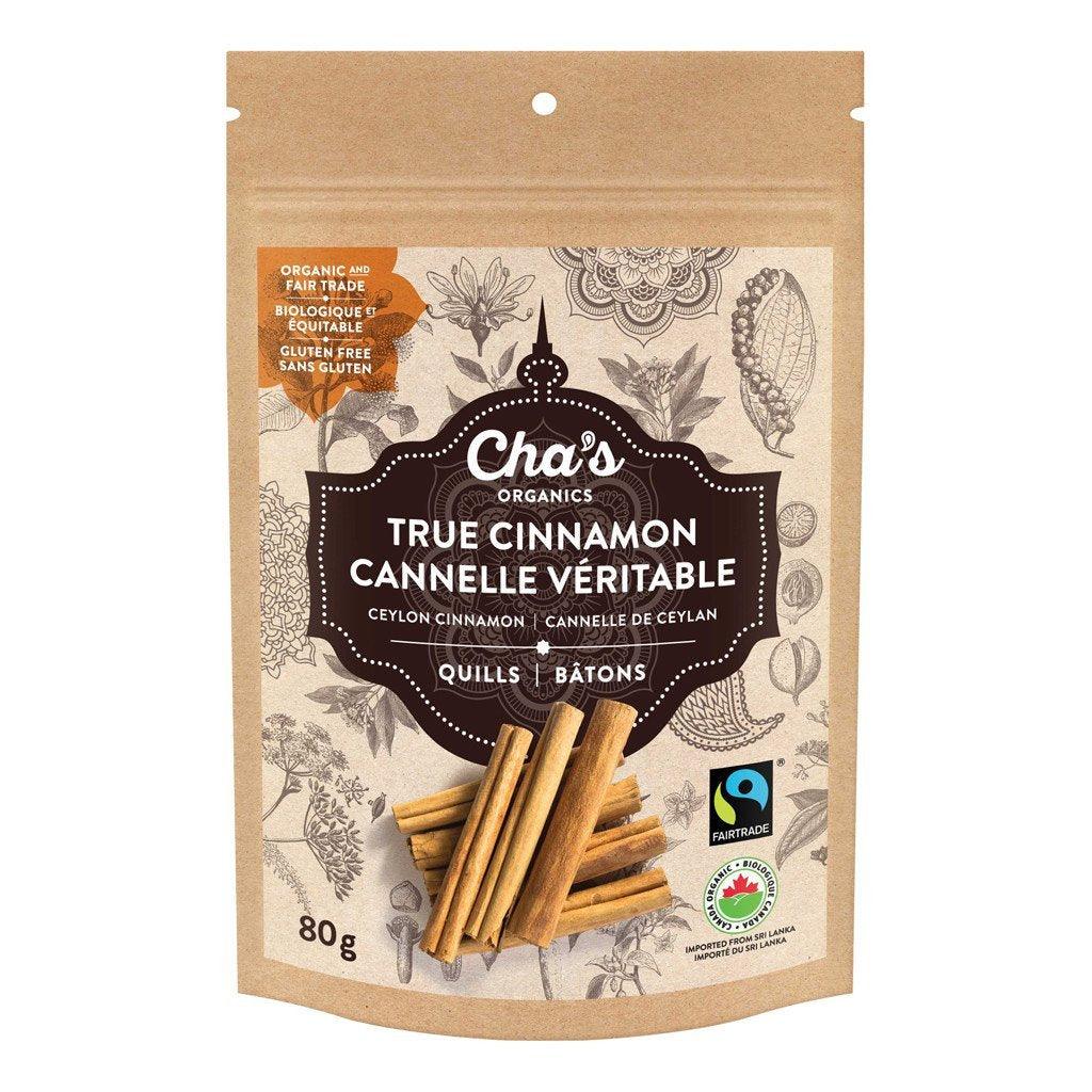 Bâtons de Cannelle Véritable Bio Cha's Organics - La Boite à Grains