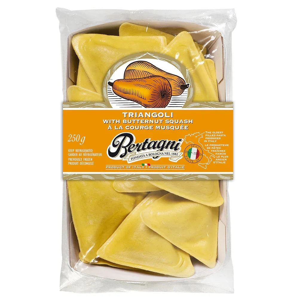 bertagni triangoli à la courge musquée 250 g