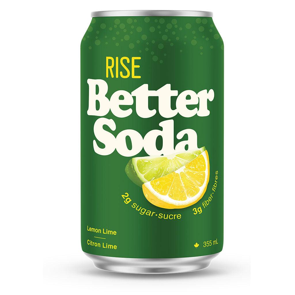 Better Soda Citron Lime Rise - La Boite à Grains