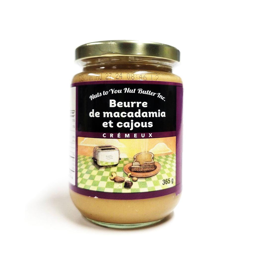 beurre de macadamia et cajous crémeux 365 g nuts to you