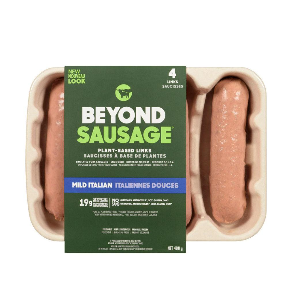 Beyond Sausage Saucisses Italiennes Douces Beyond Meat - La Boite à Grains