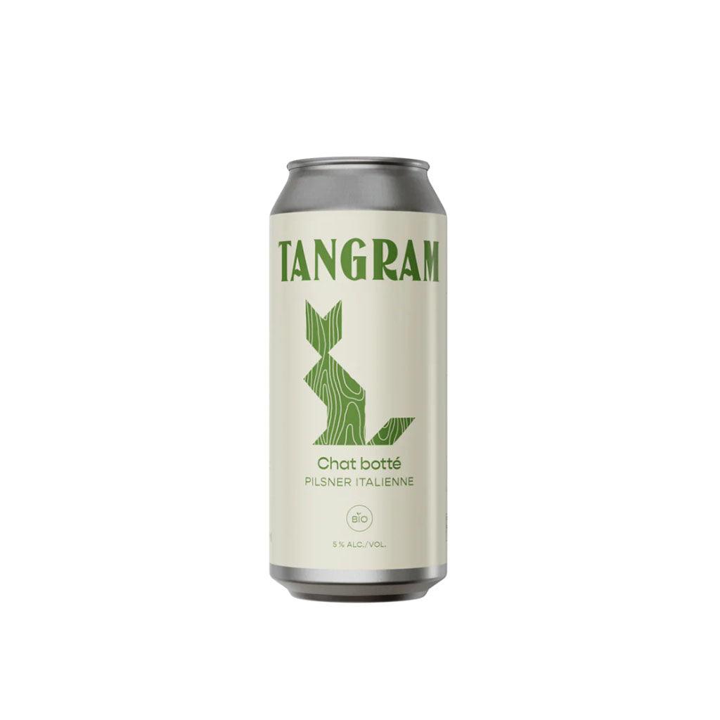 Bière Chat Botté Pilsner Italienne Bio Tangram - La Boite à Grains