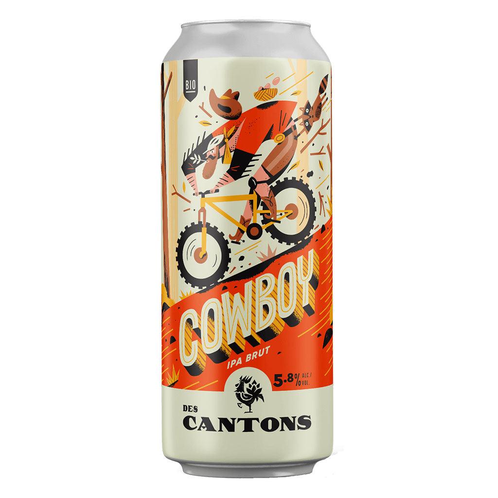 Bière Cowboy IPA Brut Bio Bières des Cantons - La Boite à Grains