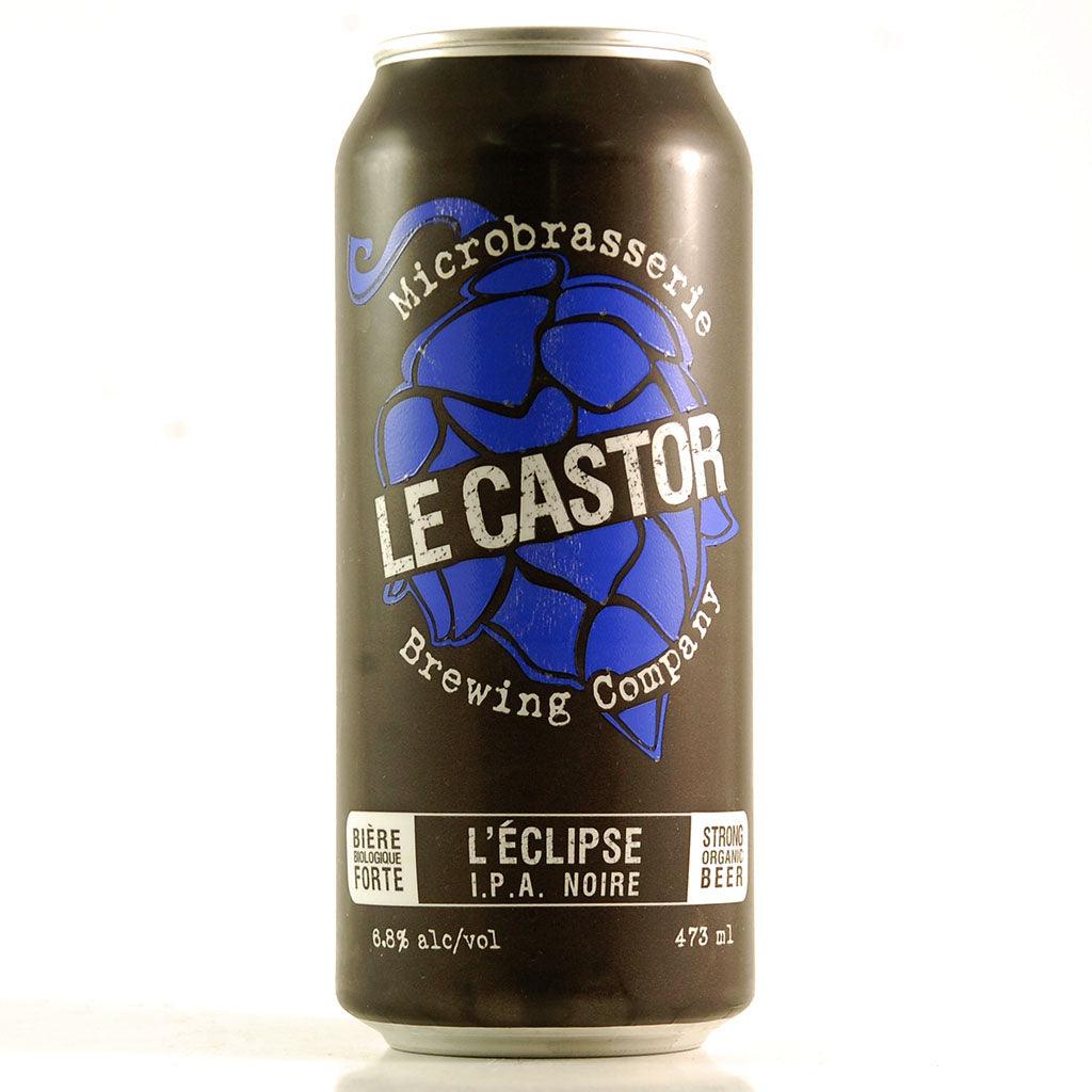 Bière L'Éclipse IPA Noire Bio Le Castor - La Boite à Grains