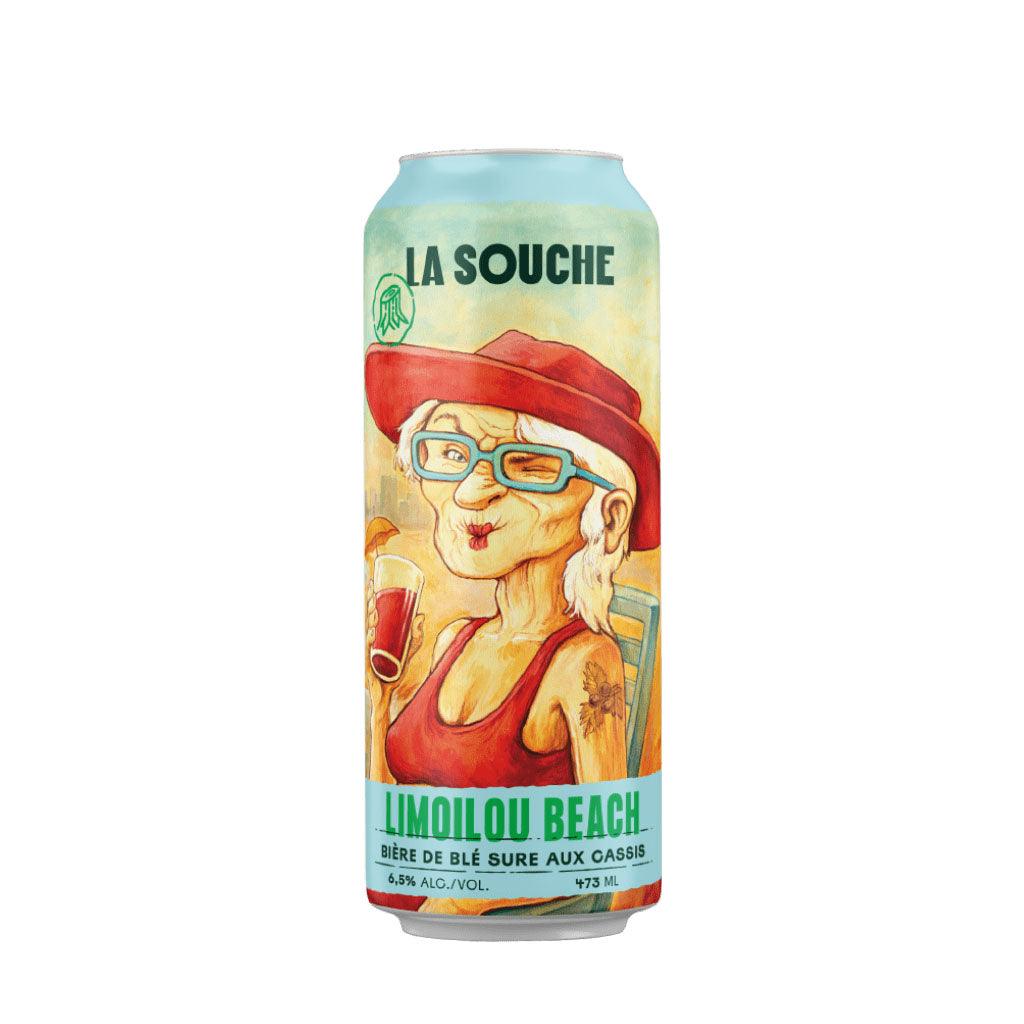 Bière Limoilou Beach Blé Sure au Cassis La Souche - La Boite à Grains