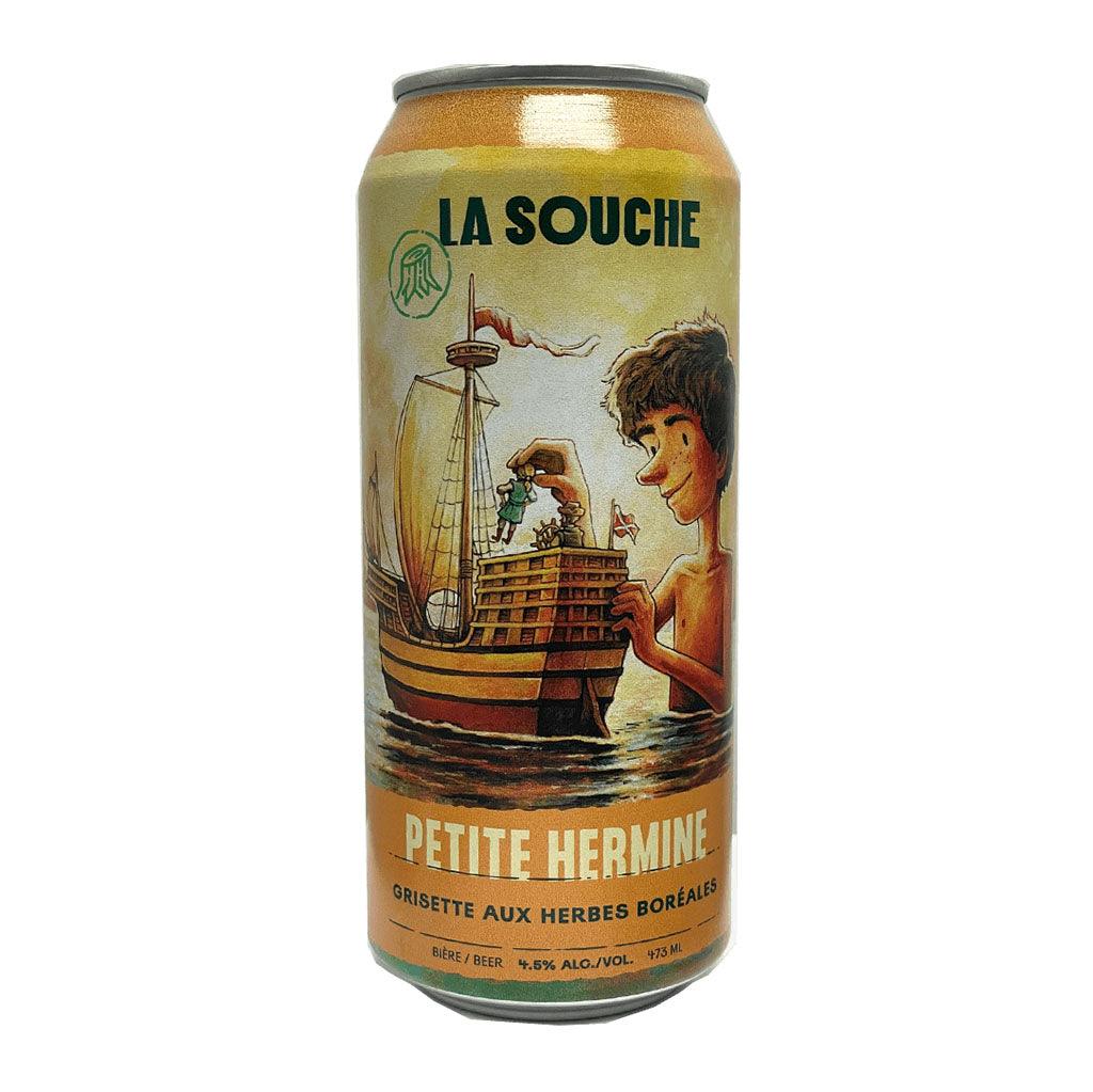 Bière Petite Hermine Grisette aux Herbes Boréales La Souche - La Boite à Grains