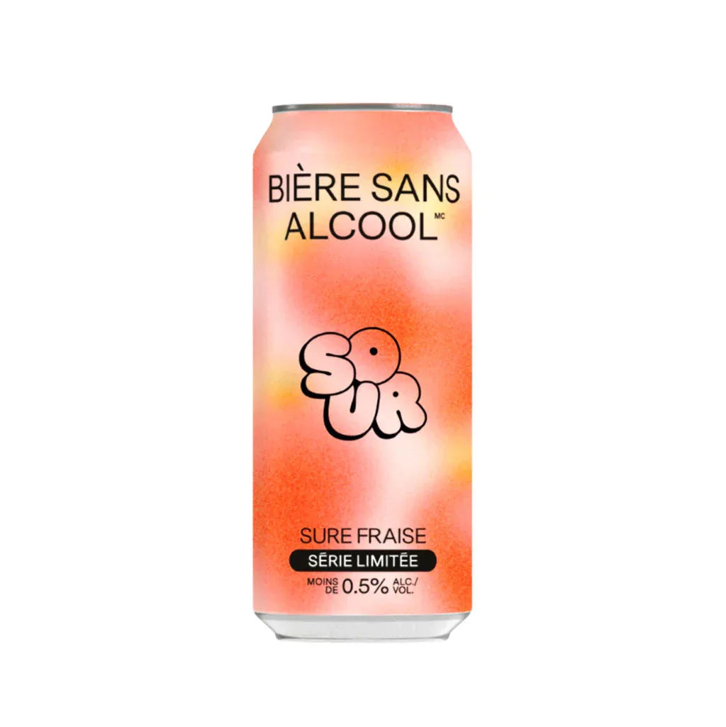 strawberry sour beer without alcohol - La Boite à Grains