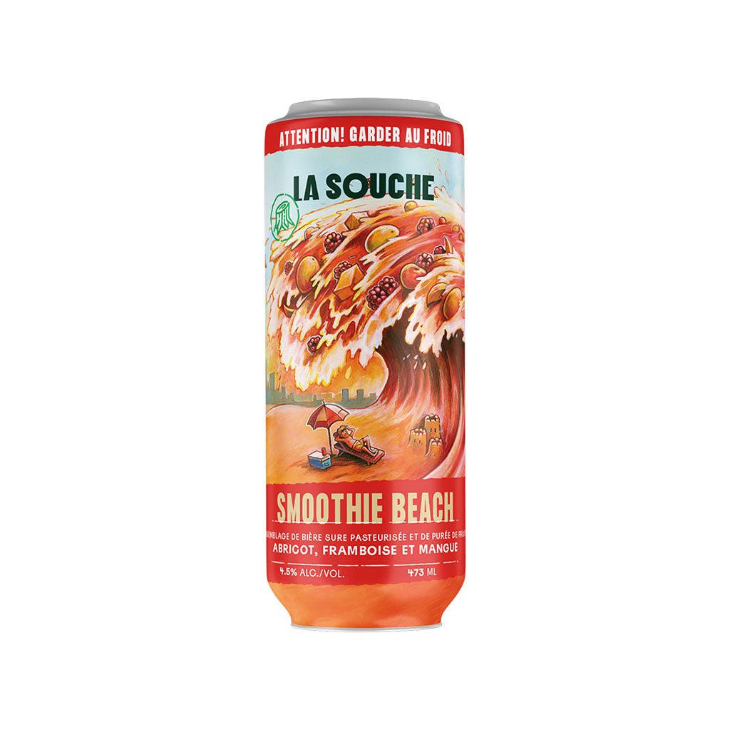 Bière Smoothie Beach Abricot Framboise et Mangue La Souche - La Boite à Grains
