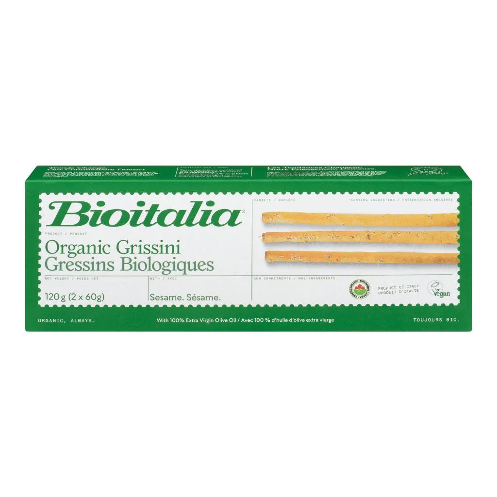 gressins biologiques au sésame Bioitalia - La Boite à Grains