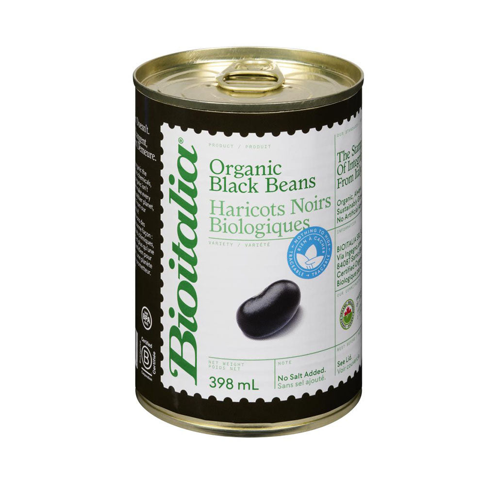 haricots noir biologiques Bioitalia - La Boite à Grains