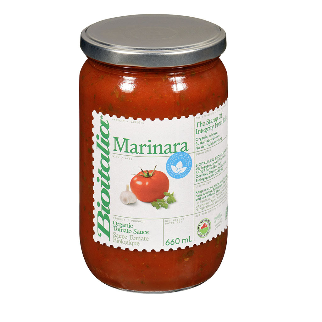 sauce marinara biologique Bioitalia - La Boite à Grains