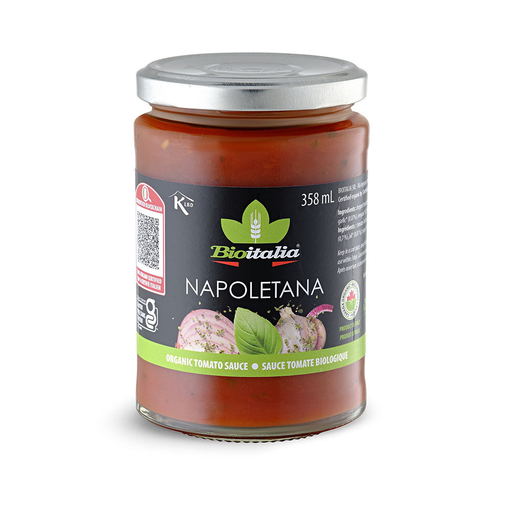 bioitalia sauce napoletana biologique 358 ml - La Boite à Grains