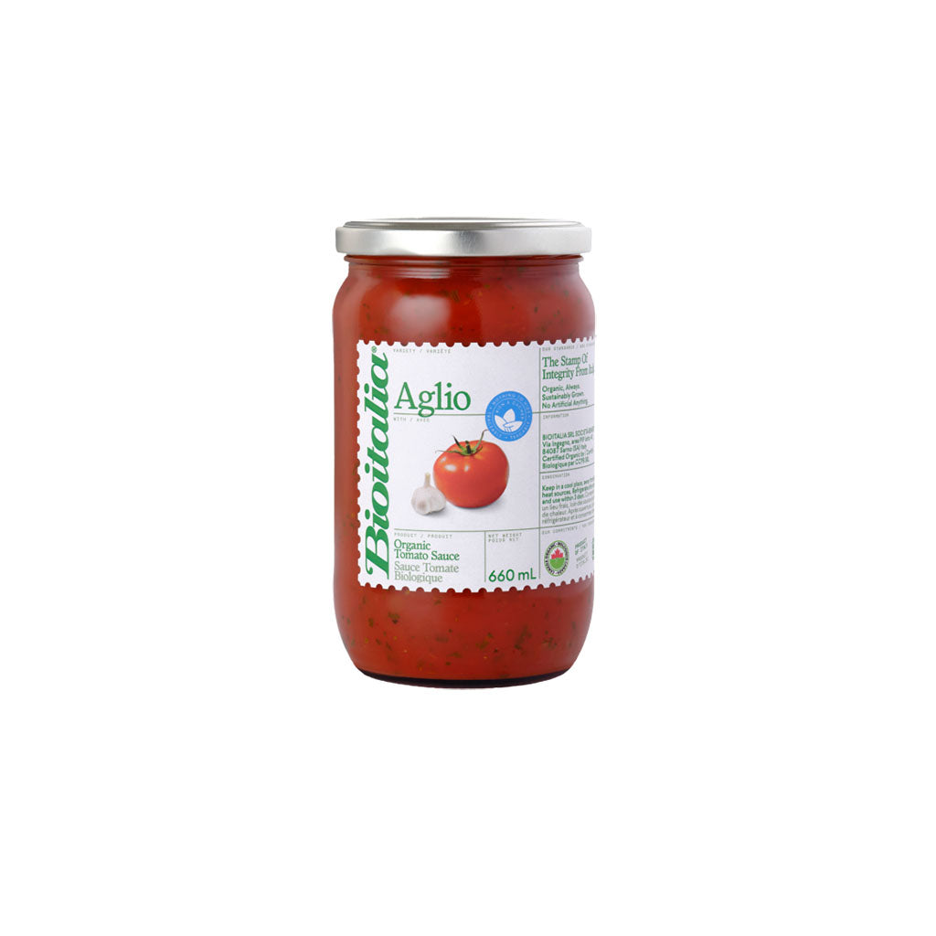sauce Aglio biologique Bioitalia - La Boite à Grains