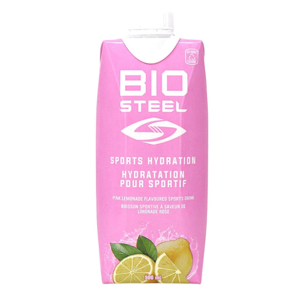 biosteel boisson hydratation pour sportif saveur limonade rose 500 ml - La Boite à Grains
