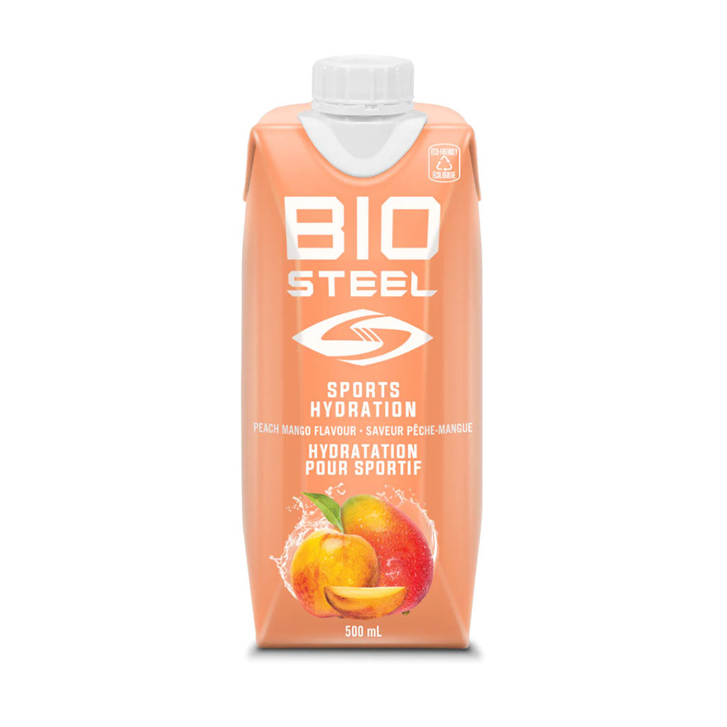 biosteel hydratation pour sportif saveur pêche mangue 500 ml