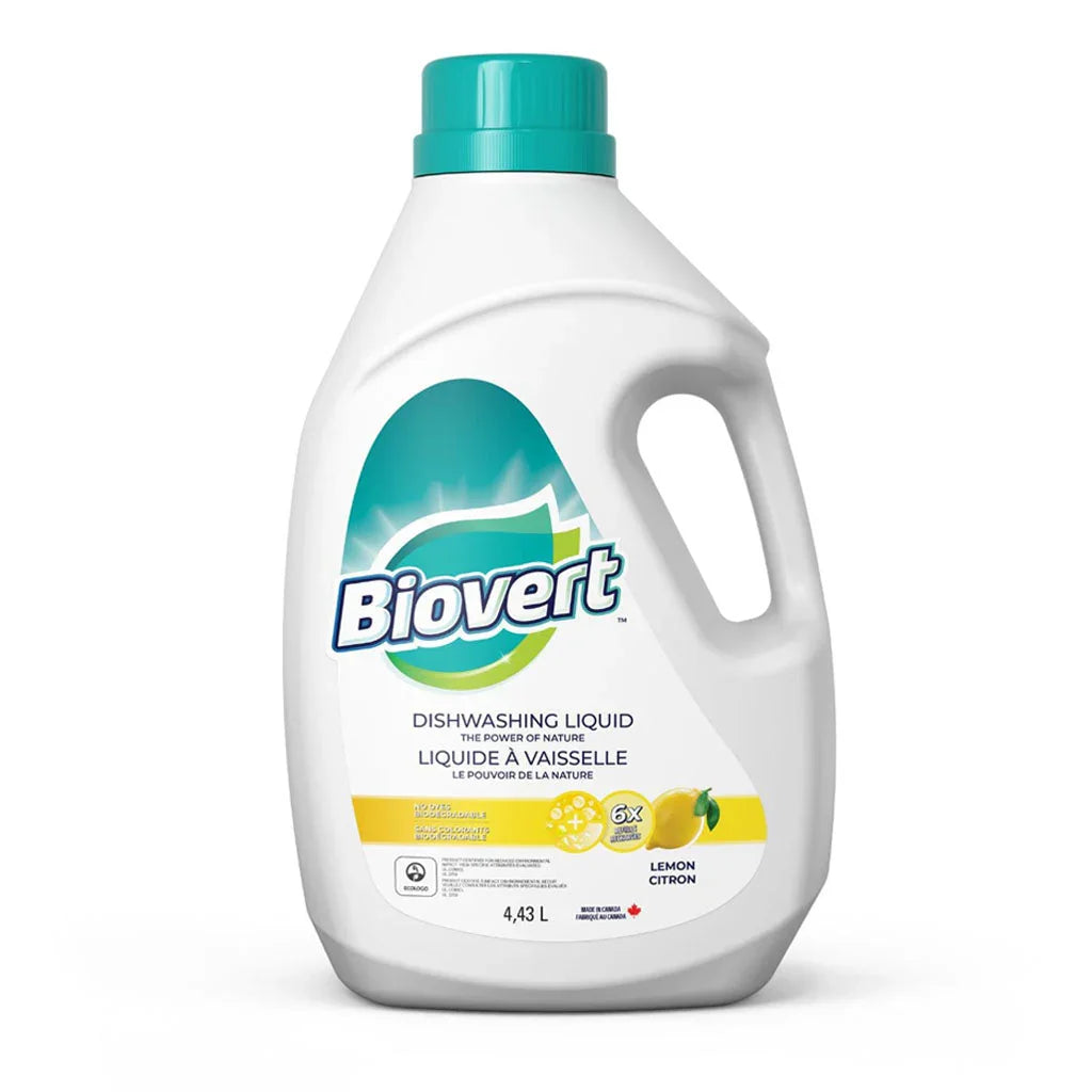 Biovert Liquide à Vaisselle citron 4,43 L -  La Boite à Grains