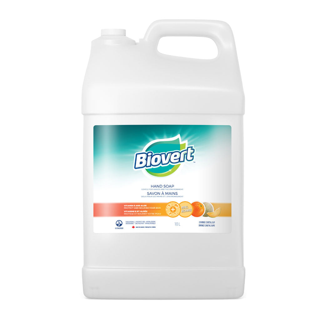 Biovert savon à mains orange cantaloupe 10 L - La Boite à Grains