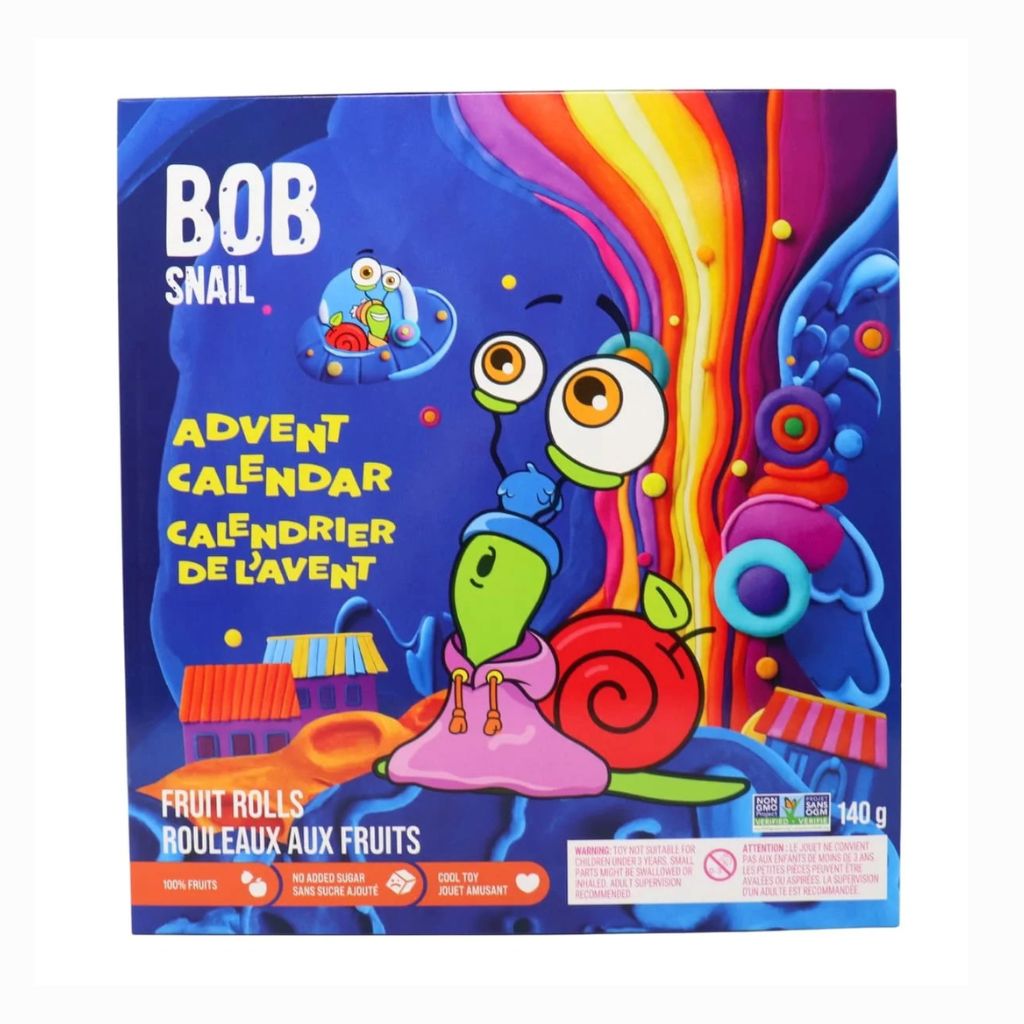 calendrier de l'Avent rouleaux aux fruits Bob Snail - La Boite à Grains
