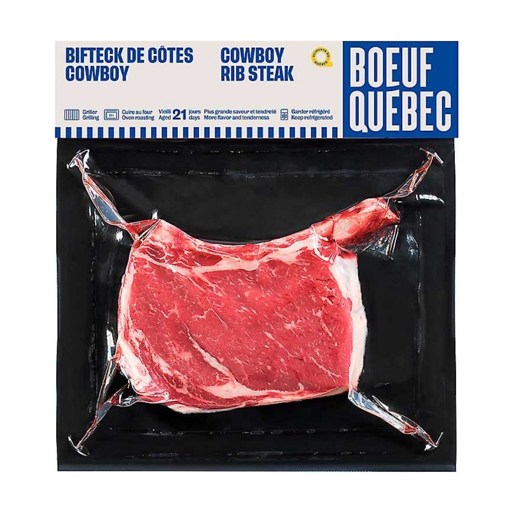 bifteck de côtes Cowboy Boeuf Québec - La Boite à Grains