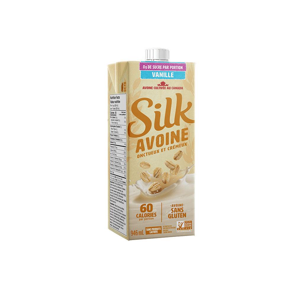 Boisson Avoine Vanille Non Sucrée Sans Gluten Silk - La Boite à Grains