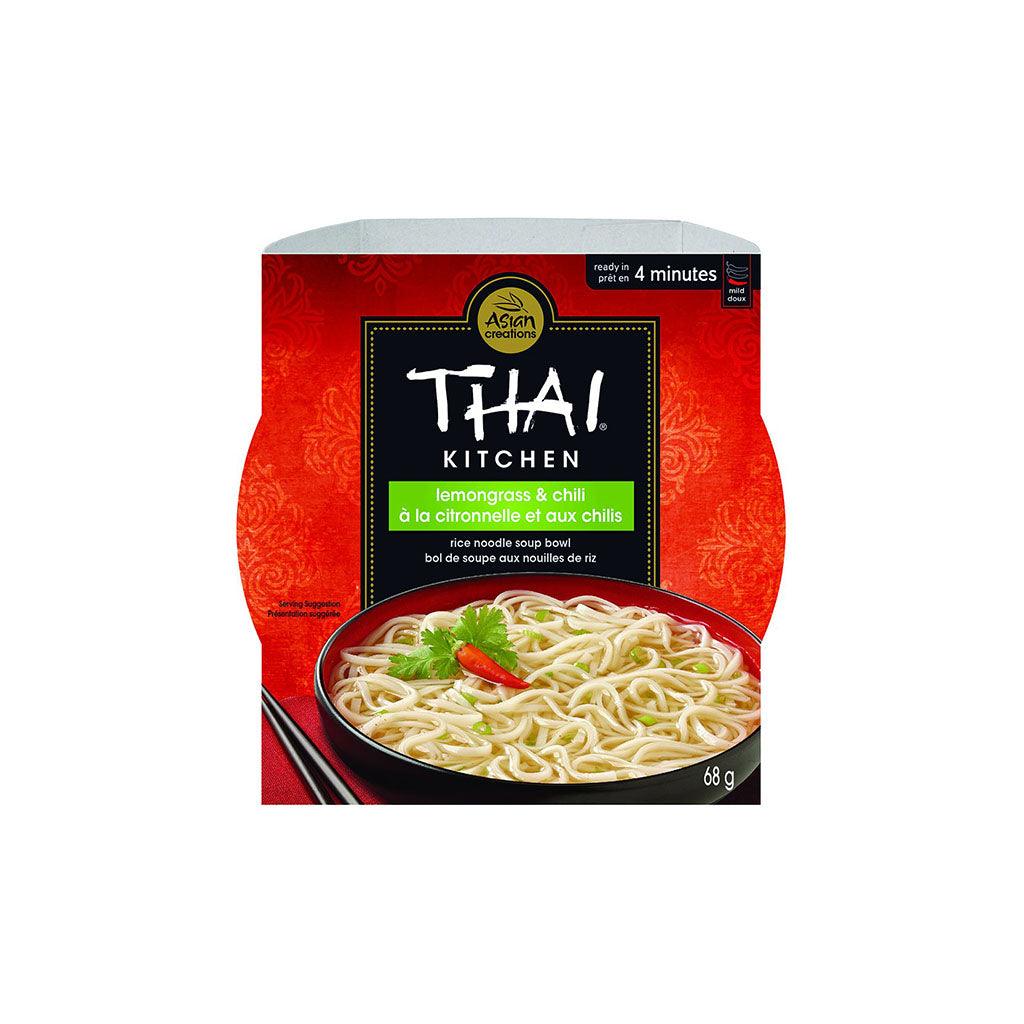 Bol de Soupe aux Nouilles de Riz, Citronnelle et Chilis Thai Kitchen - La Boite à Grains