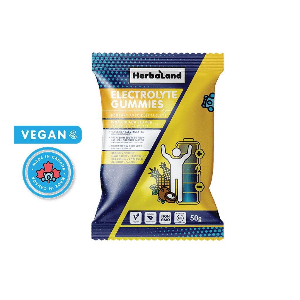 Bonbons aux Électrolytes Piña Colada HerbaLand - La Boite à Grains