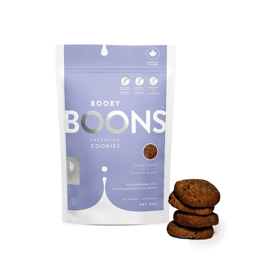 booby boons biscuits d'allaitement cacao quinoa 168 g