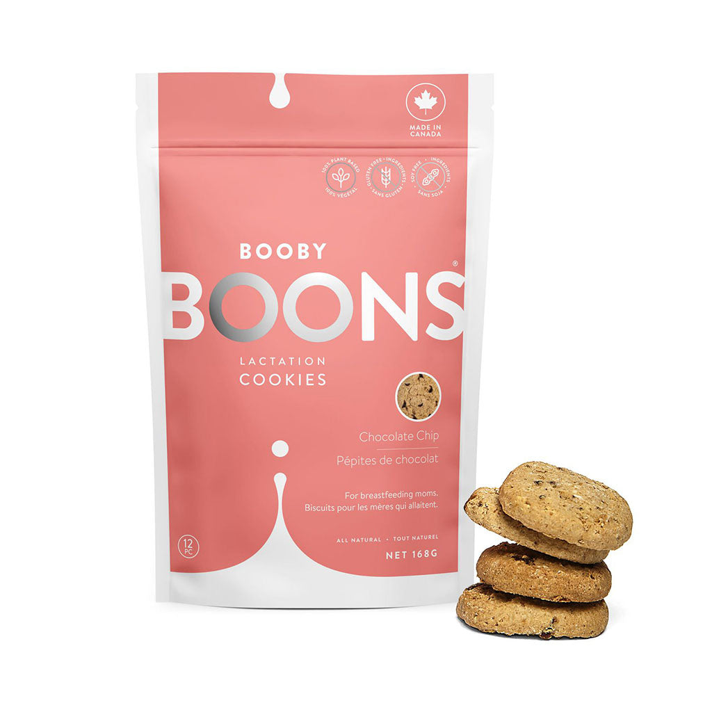 booby boons biscuits d'allaitement pépites de chocolat 168 g