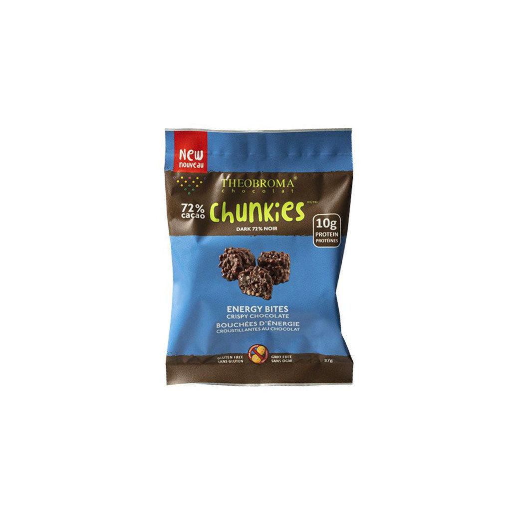 Bouchées d'Énergie Chunkies au Chocolat Noir 72% Theobroma - La Boite à Grains