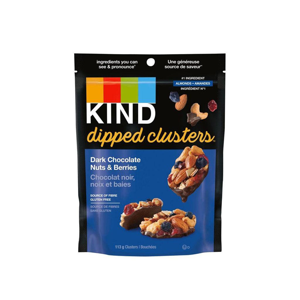 Bouchées Dipped Clusters Chocolat Noir Noix et Baies Kind - La Boite à Grains