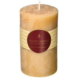 Bougie Pillar Cire d'Abeille Honey Candles - La Boite à Grains