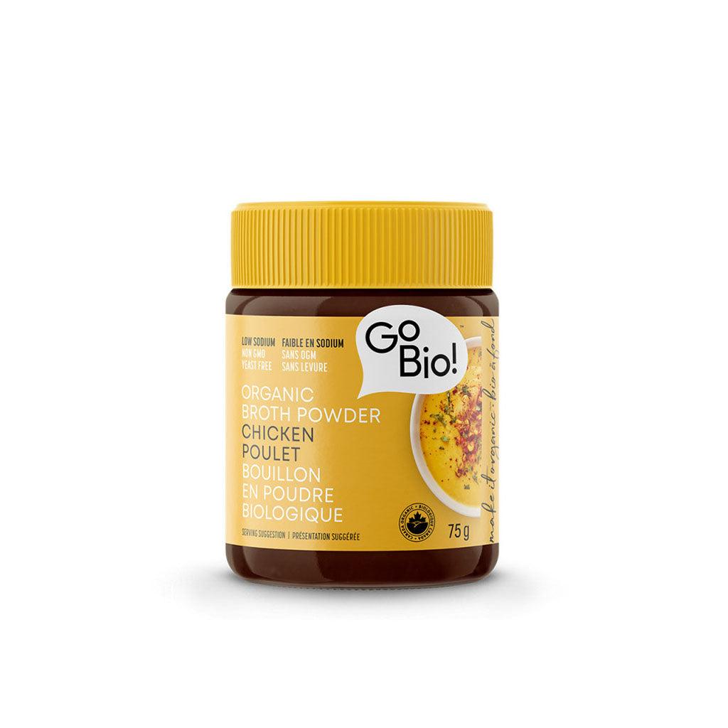 Bouillon de Poulet Biologique en Poudre Go Bio - La Boite à Grains