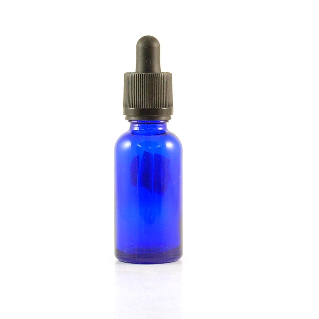 Bouteille Bleu Cobalt avec Compte-Gouttes pour Huiles Essentielles La Boite à Grains - La Boite à Grains