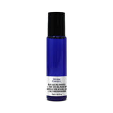 Bouteille Vide en Verre Bleu Roll-On + Bille Inox Divine Essence - La Boite à Grains