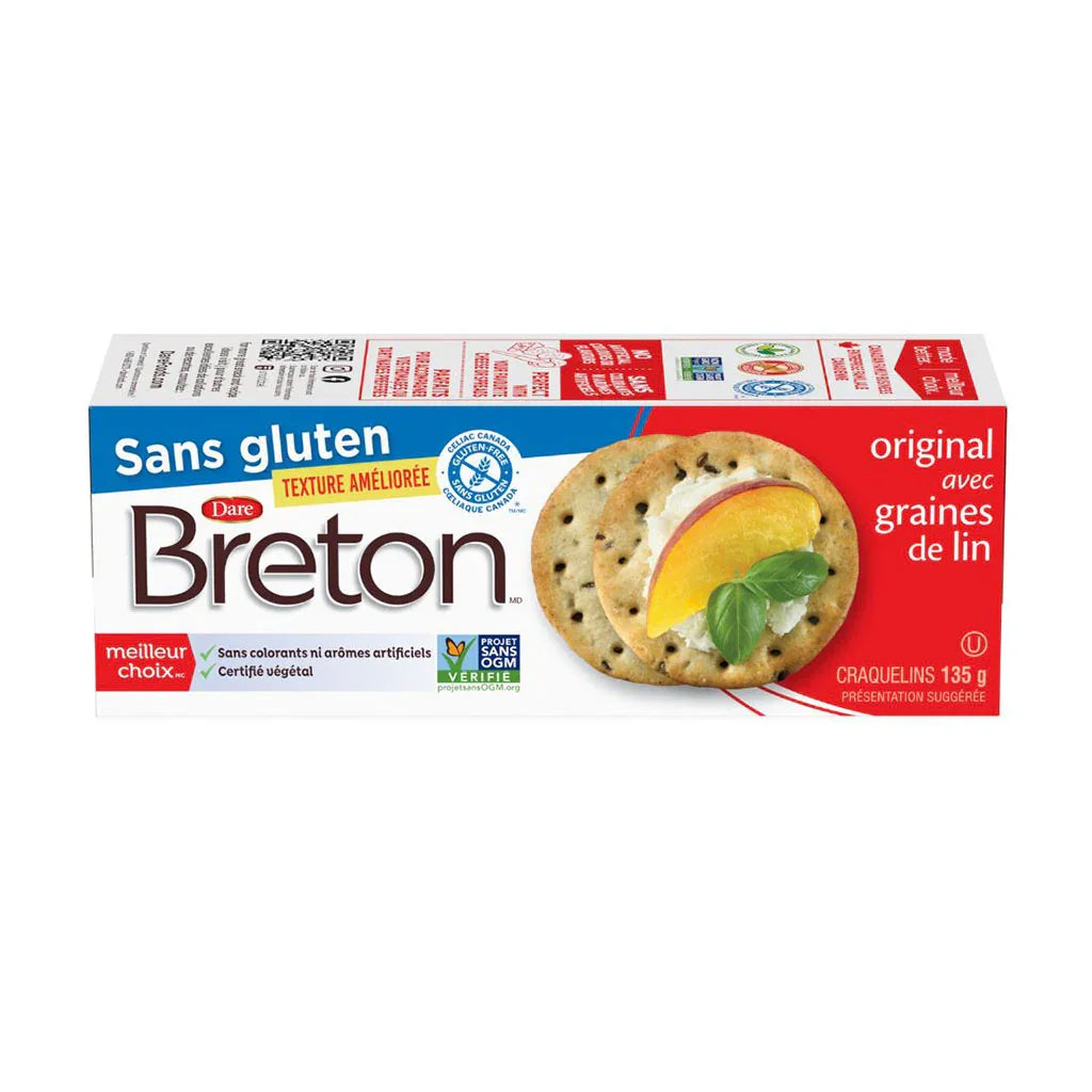Raquel Lin Craquelins Original avec Graines de Lin Sans Gluten – La Boite à Grains