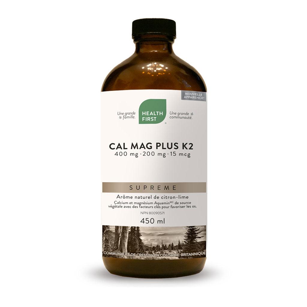 Cal Mag Plus K2 Suprême Health First - La Boite à Grains