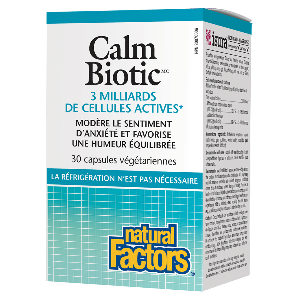 CalmBiotic Natural Factors - La Boite à Grains