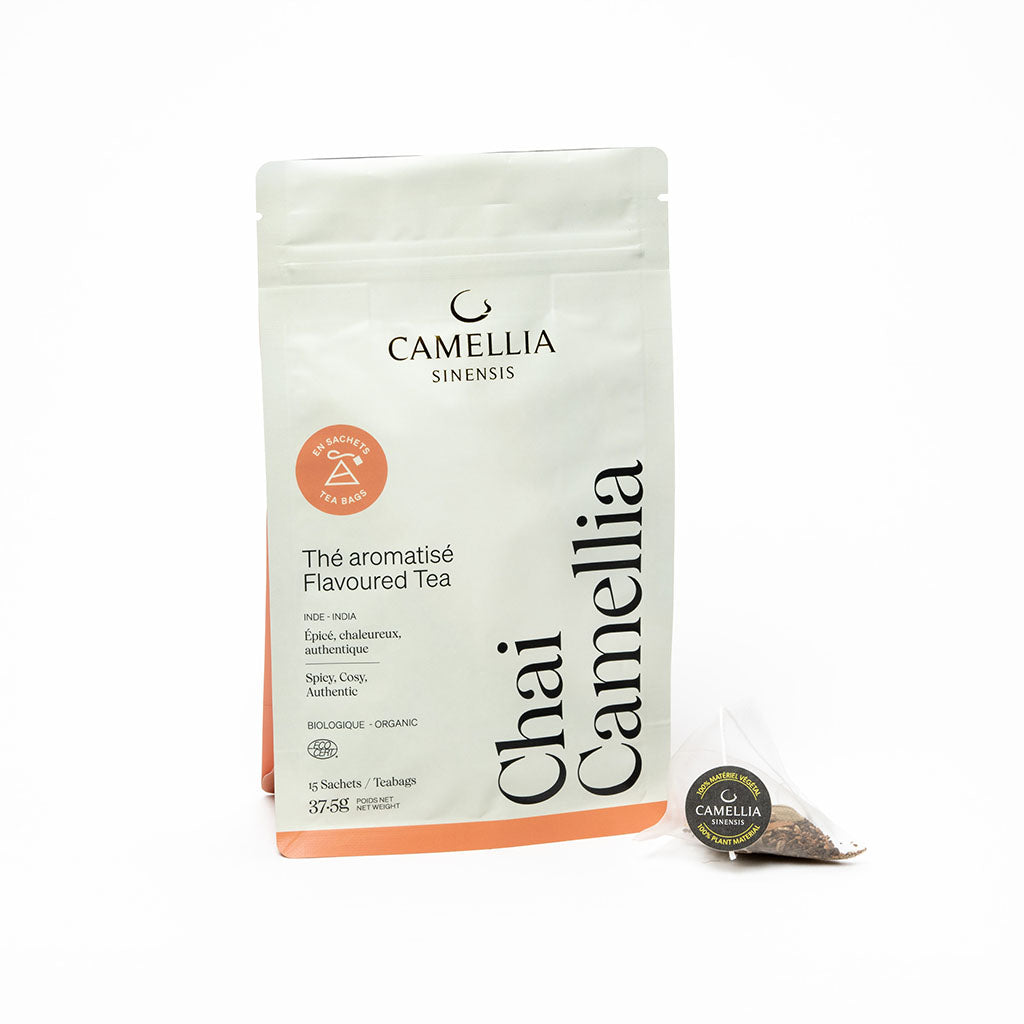 camellia sinensis thé aromatisé chai camellia 15 sachets - La Boite à Grains