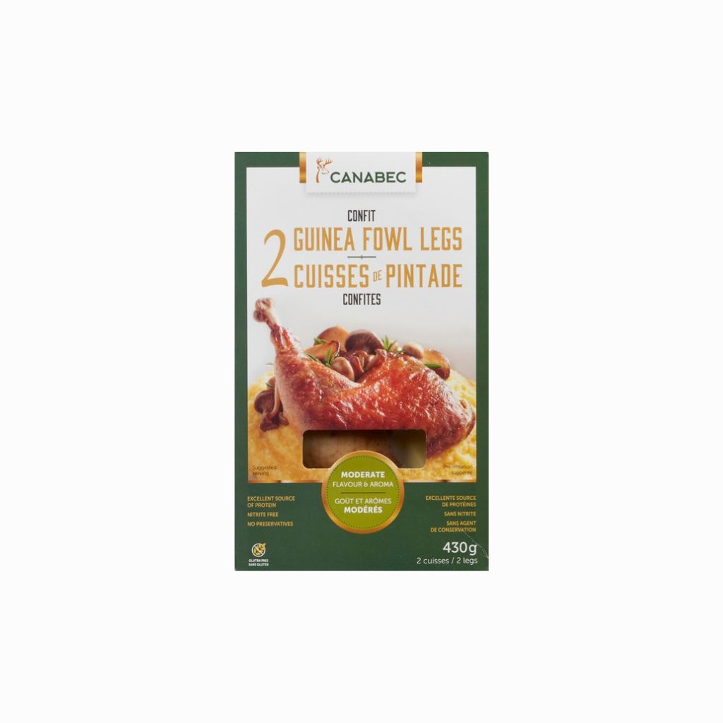 2 cuisses de pintade confites Canabec - La Boite à Grains