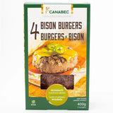 Canabec bison burgers - La Boite à Grains