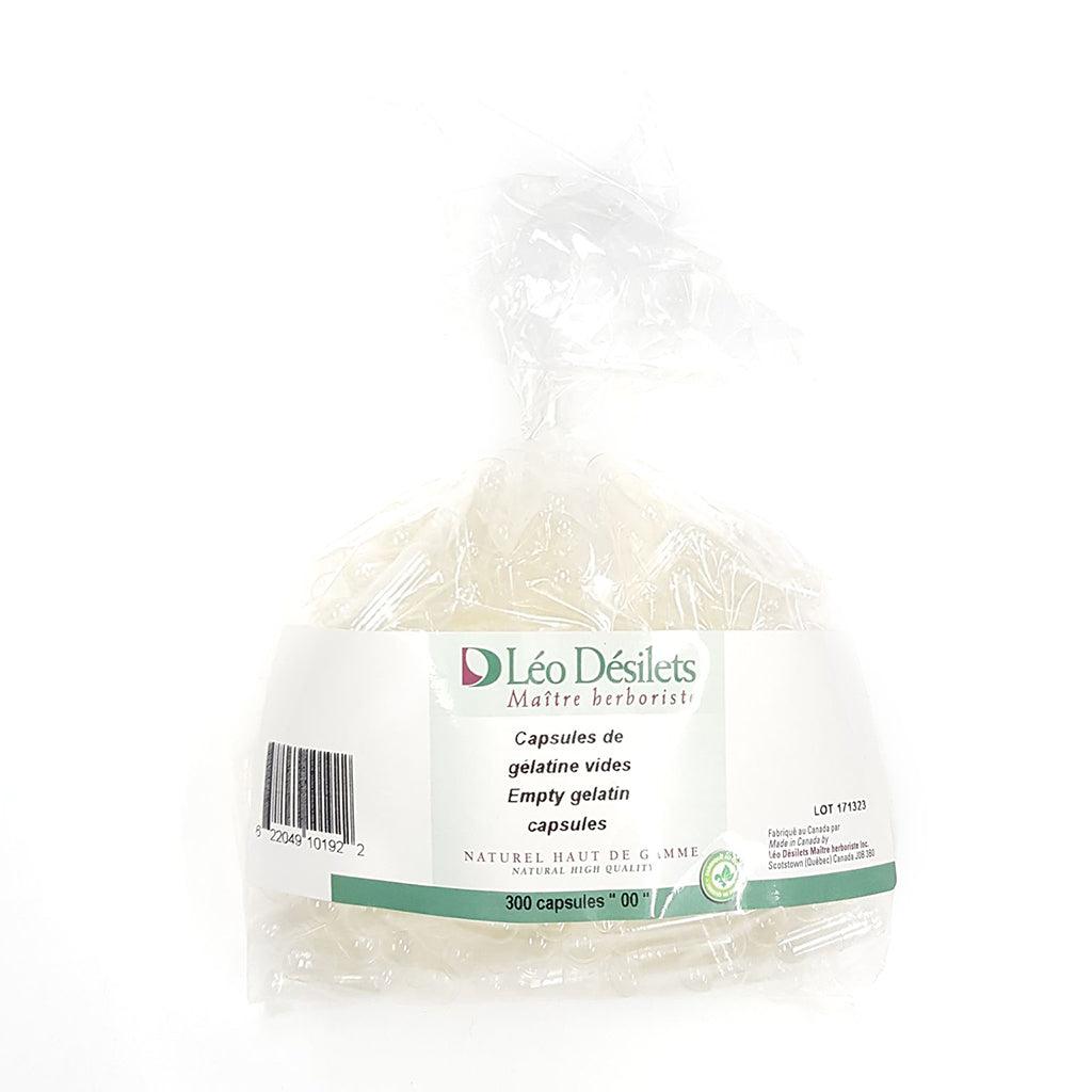 Capsules de Gélatine Vides "00" Léo Désilets - La Boite à Grains