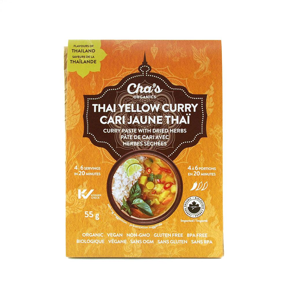 Cari Jaune Thaï Biologique Cha's Organics - La Boite à Grains