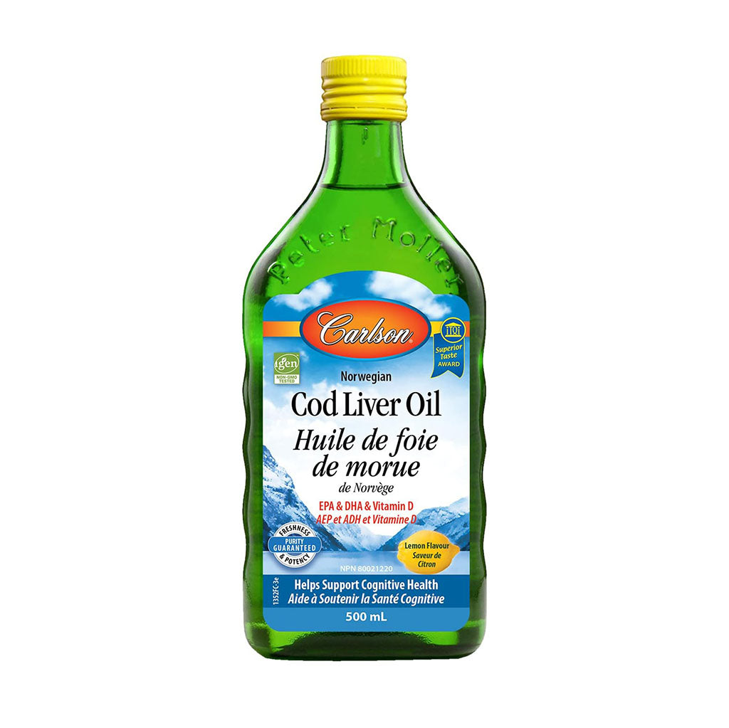 huile de foie de morue de Norvège Carlson - La Boite à Grains